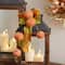 Melrose; Melrose 30.5" Orange & Green Artificial Plush Fall Pumpkin Sprays, 2ct.; Category:Stems; Image:4